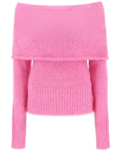 Saks Potts 'Skylar' aus Schulterpullover - Pink