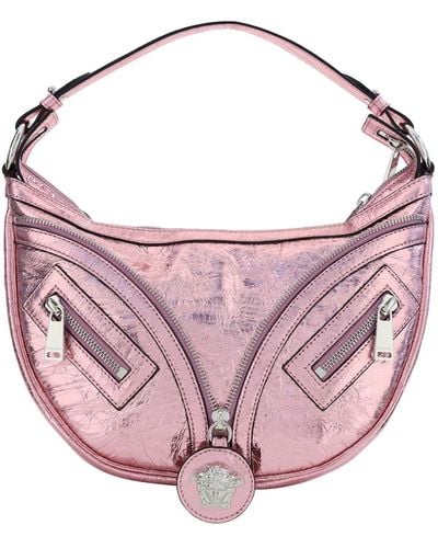 Versace Repeat Hobo Shoulder Bag - Pink
