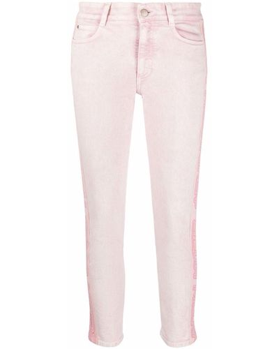 Stella McCartney Schlanke Denim-Jeans - Pink
