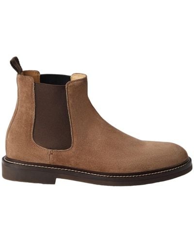 Brunello Cucinelli Chelsea Boots - Brown