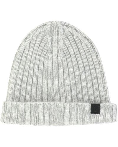 Tom Ford Ribbed Beanie - Wit