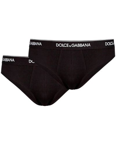 Dolce & Gabbana Unterwäsche Slips Bi Pack - Schwarz