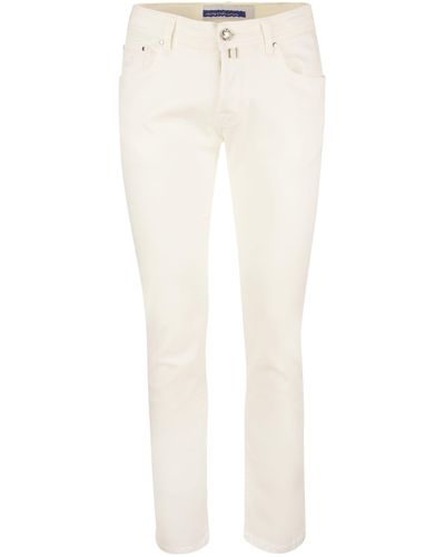 Jacob Cohen Five Pocket Jeans pantalon - Blanc