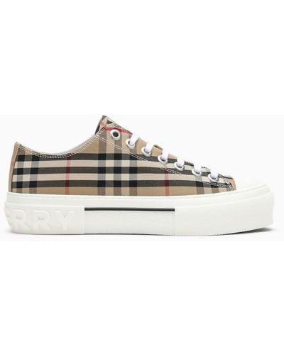 Burberry Low Vintage Check Sneaker - Natural