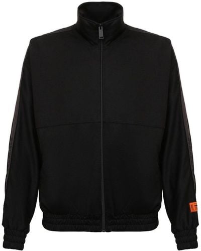 Heron Preston Hooded Zip Sweatshirt - Zwart
