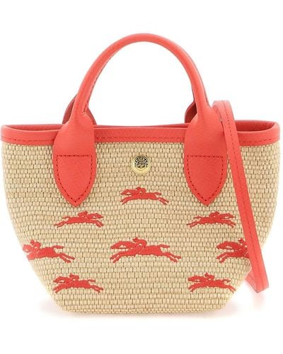 Longchamp Xs Le Panier Pliage Mini Bag - Red