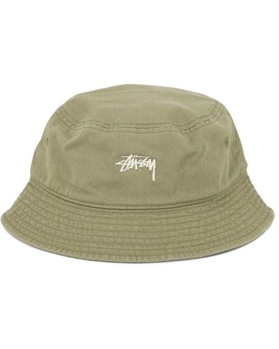 Stussy Cappello da "secchio di stock" - Verde