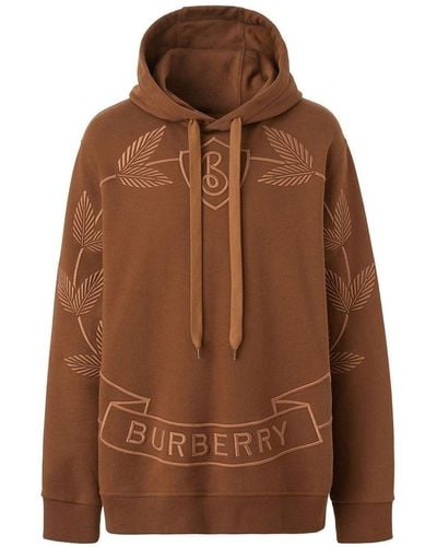 Burberry Haggerston Hoodie Sweatshirt - Brown