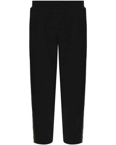 Givenchy Pantalon de jogging en coton - Noir