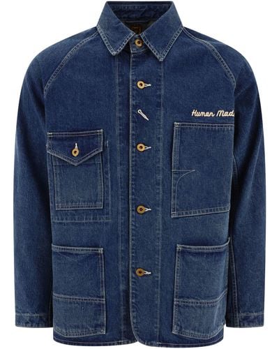 Human Made "Coverall" Denim Jacket - Blue
