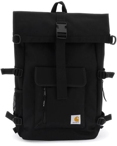 Carhartt "Phillis Recycled Technical Canvas Backpack - Noir
