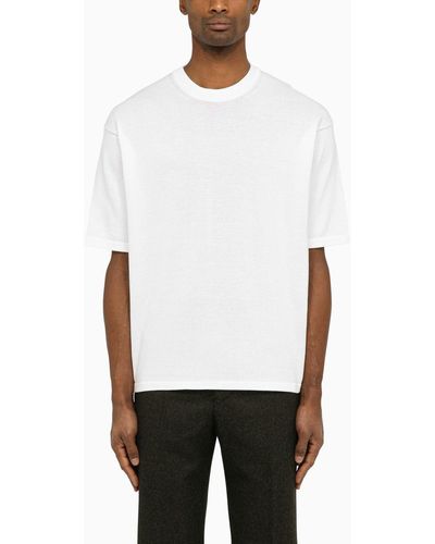 Roberto Collina Oversize Crewneck T Shirt - White
