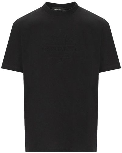 DSquared² Reguläres fit schwarzes T -Shirt