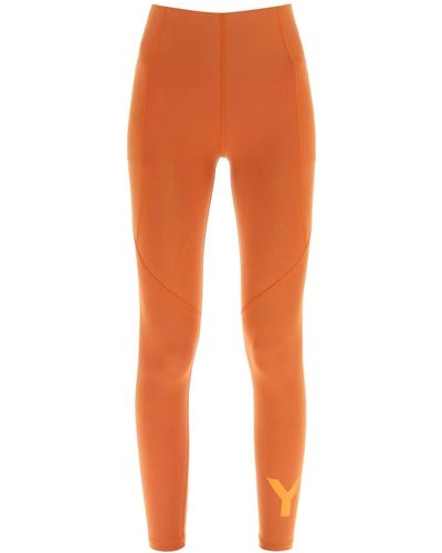 Y-3 Y 3 Logo -Leggings - Orange
