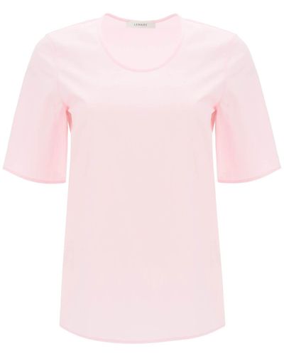 Lemaire Cotton T -Shirt - Pink