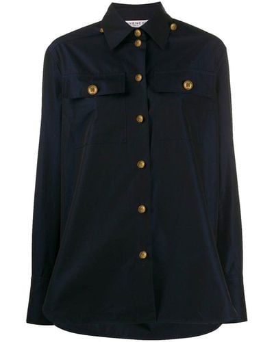 Givenchy Camisa de algodón de - Negro
