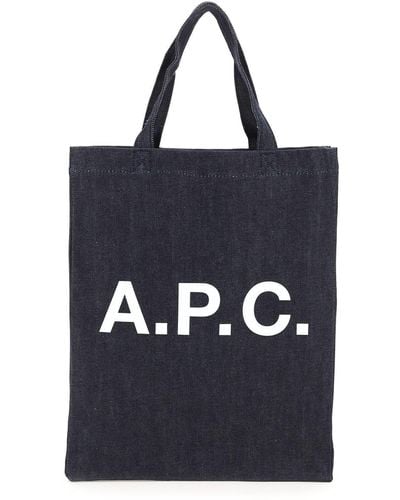 A.P.C. Laure Tote Bag - Blauw