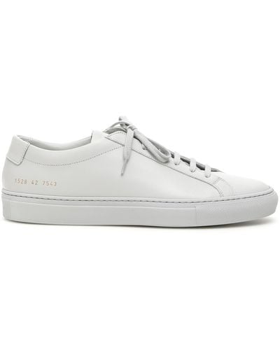 Common Projects Sneakers BBall Low aus Leder - Weiß