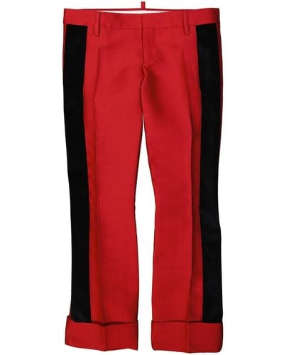 DSquared² Classic Cropped Pants - Red