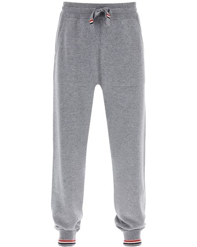 Thom Browne Cashmere Drawring Pants - Grijs