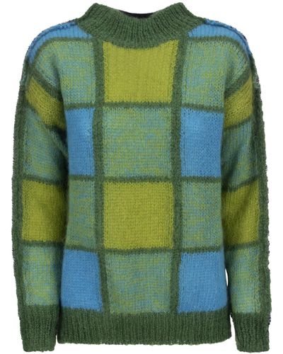 Marni Wool En Mohair Blend Pullover - Groen