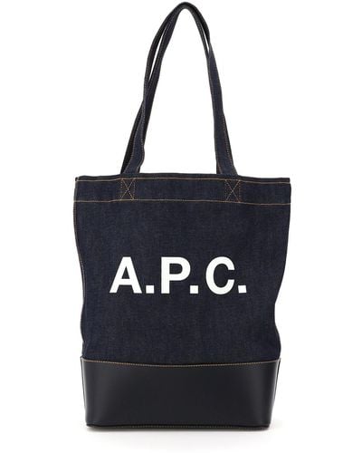 A.P.C. Bolsa de bolso de mezclilla de axel - Negro