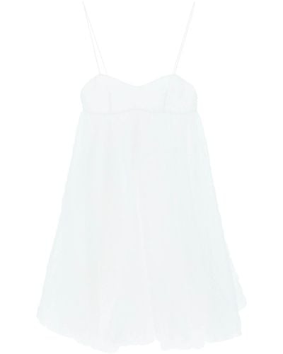 Cecilie Bahnsen 'Sunni' mini robe - Blanc