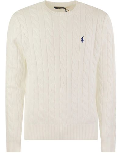 Polo Ralph Lauren Plained Cotton Jersey - Wit