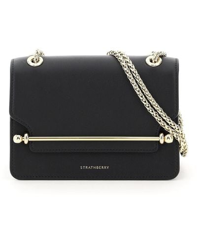 Strathberry East/West Mini Bag - Negro