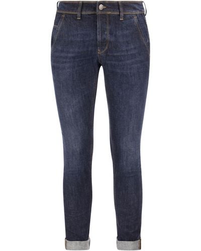 Dondup Konor Skinny Fit Jeans - Azul