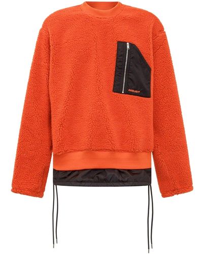 Ambush Sweatshirt du logo Wool - Orange