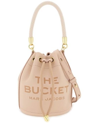 Marc Jacobs 'El bolso bombonera de cuero' - Neutro