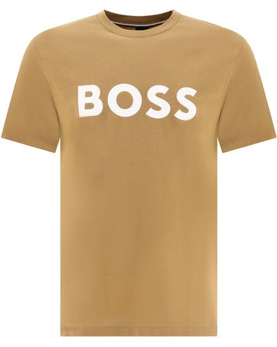 BOSS "Tiburt" T -Shirt - Natur