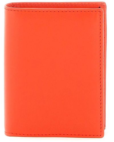 Comme des Garçons Comme Des Garcons Wallet Leather Small Bi-fold Wallet - Orange