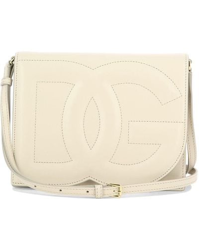 Dolce & Gabbana Dg Logo Crossbody Bag - Naturel