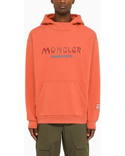 MONCLER X SALEHE BEMBURY Cotton Jersey Sweatshirt - Orange