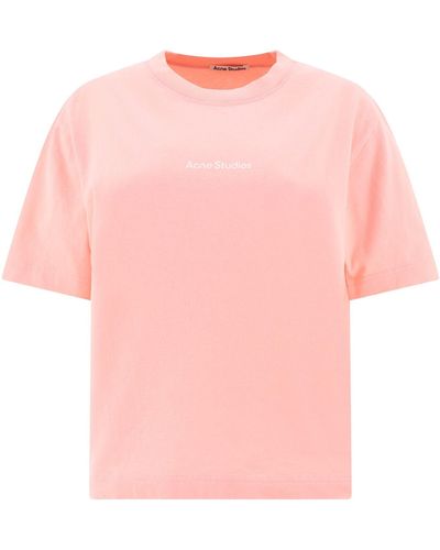 Acne Studios T -shirt - Roze