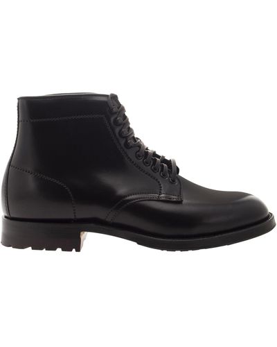 Alden Plain Toe Boot - Black