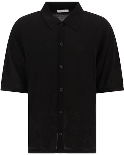 Lemaire Gebreide Shirt - Zwart