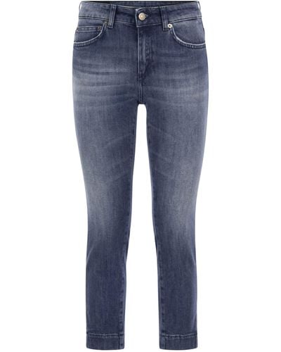 Dondup Rose Five Pocket Jeans - Blauw