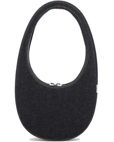 Coperni Swipe Shoulder Bag - Black