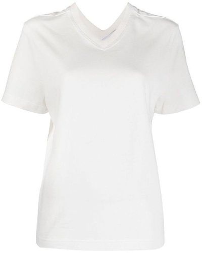 Bottega Veneta Cotton T-Shirt - Weiß