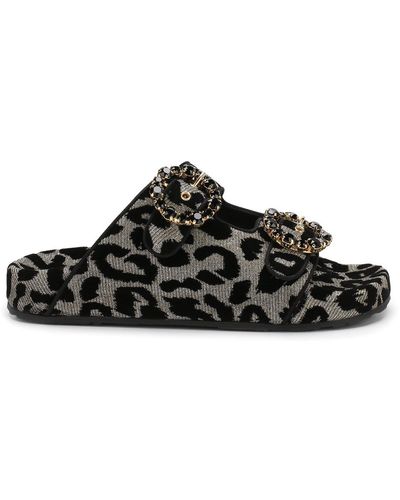 Dolce & Gabbana Slippers - Zwart