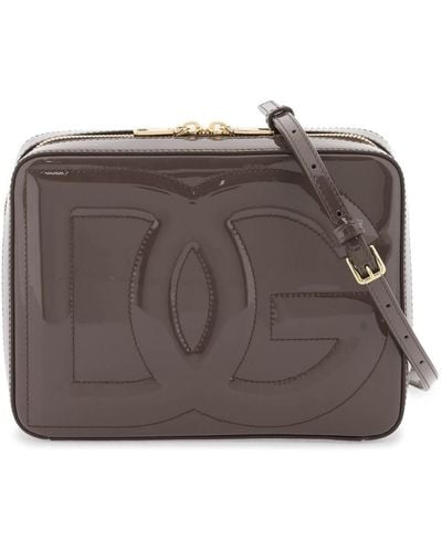 Dolce & Gabbana Medium 'DG Logo' Kameratasche - Braun