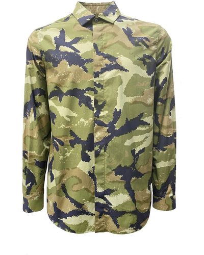 Valentino Camouflage Army Shirt - Groen