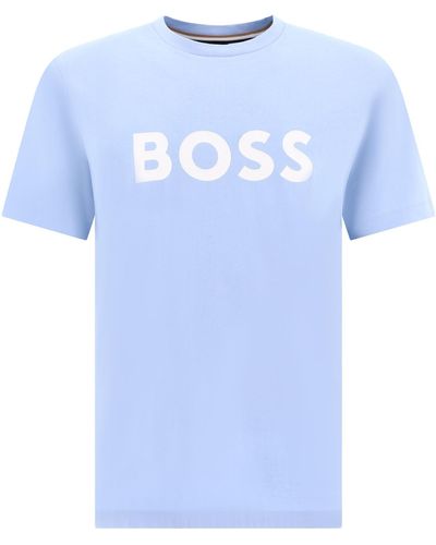 BOSS "Tiburt" T -Shirt - Blau
