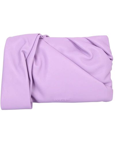 Ambush Leather Clutch Bag - Purple
