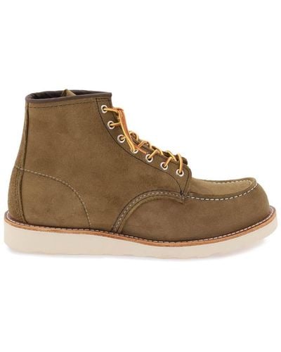Red Wing Wing Shoes Classic Moc Ankle Boots - Brown