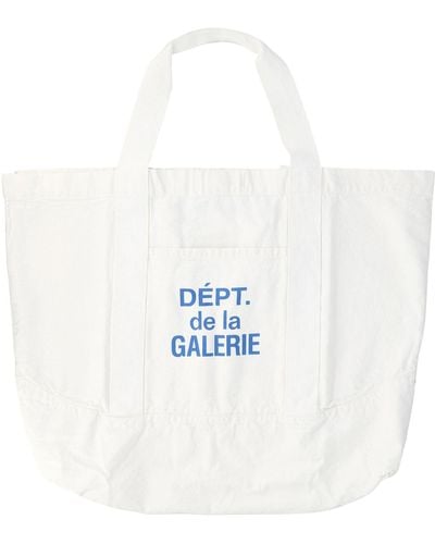 GALLERY DEPT. Galleria Dipartimento "Dipartimento De La Galerie" Tote Bag - Bianco