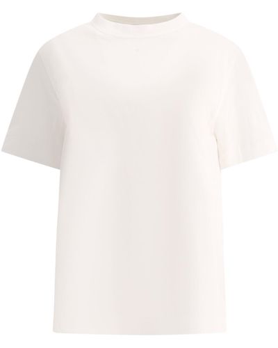 Brunello Cucinelli T-shirt avec monili - Blanc